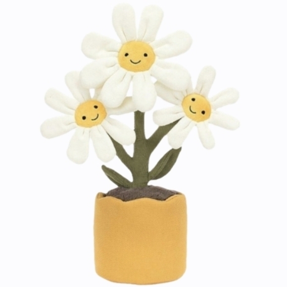 Jellycat Amuseables Daisy Plush Toy 13x4" Soft and Plush NWT - Picture 1 of 7